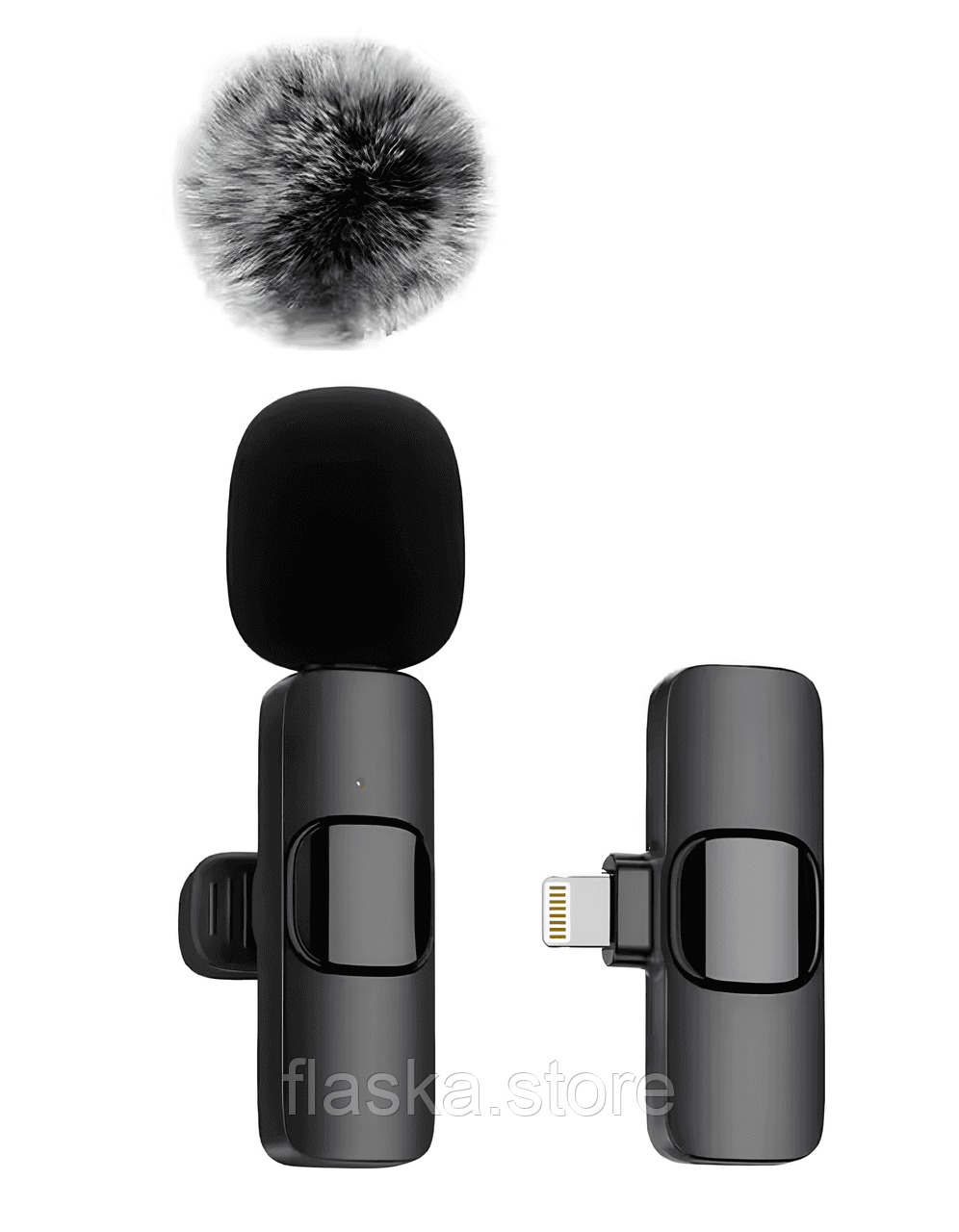 Бездротовий петличний мікрофон K60 для iPhone, Wireless Mic Lightning K60